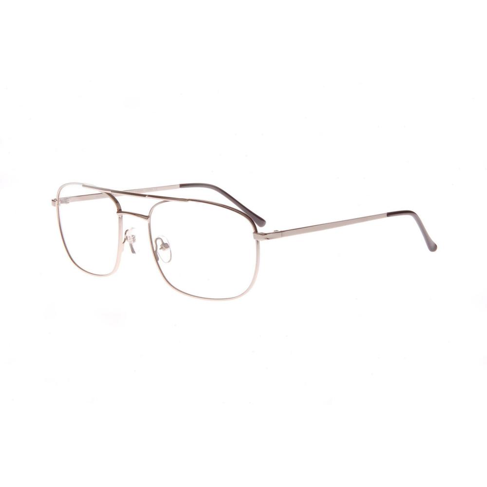 Horizon Eyewear Silver PORT Eyeglasses 55/19/142